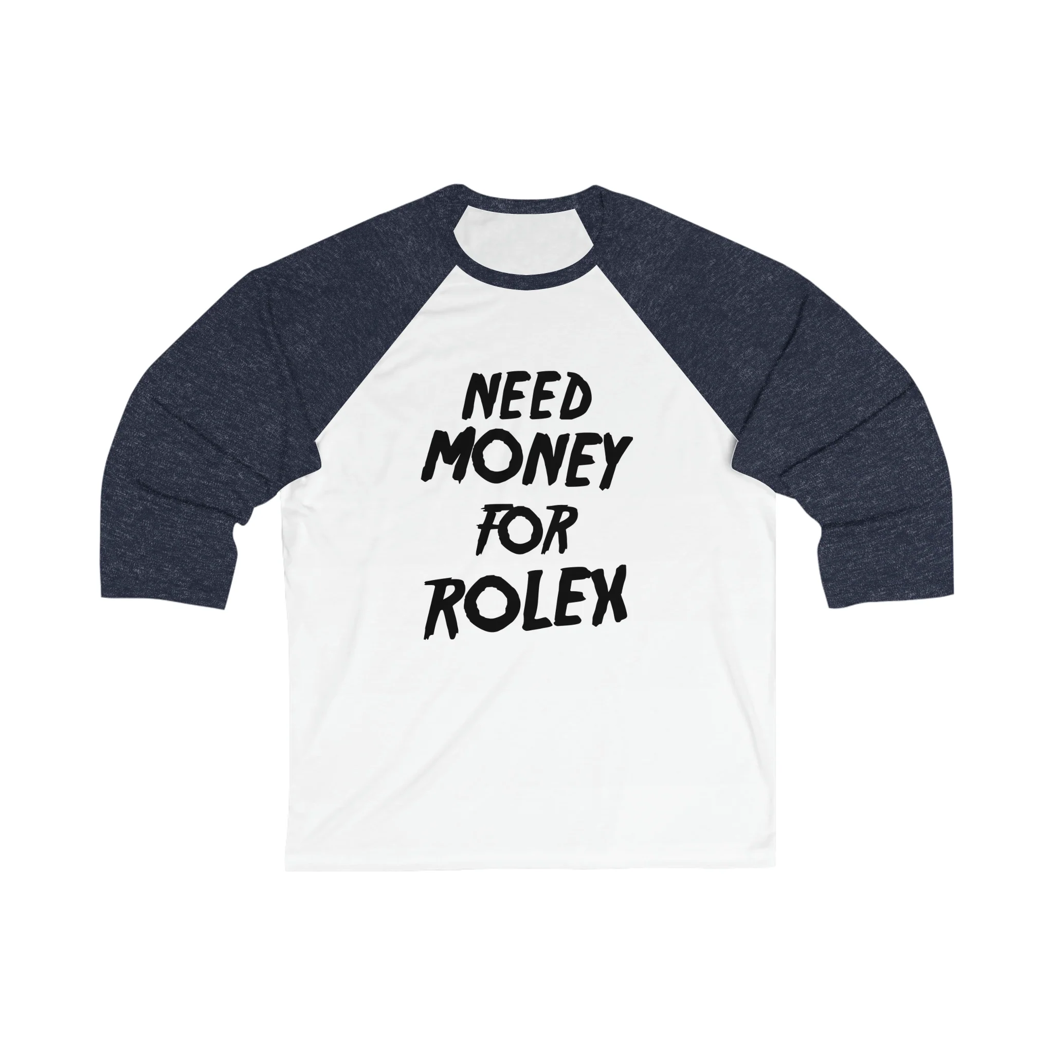 Need Money Unisex 3\4 Sleeve Baseball Tee - Image 5