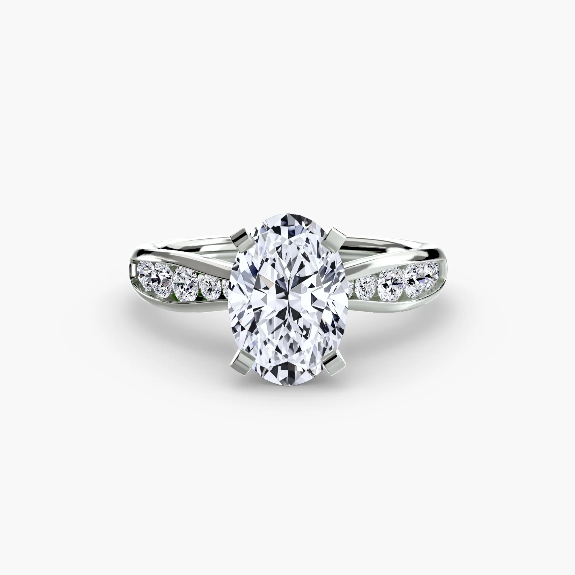 Solitaire with Pavé 3 - Image 5