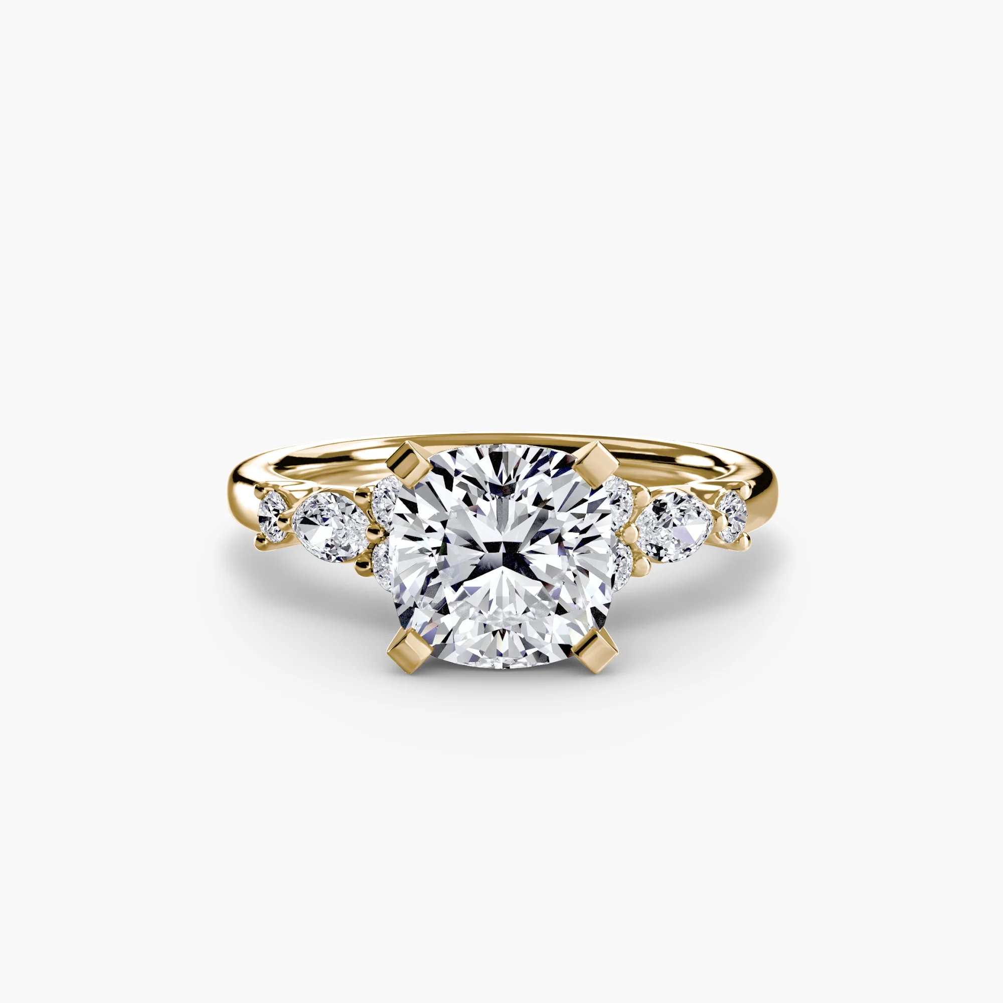 The Floral Accent Solitaire - Image 14