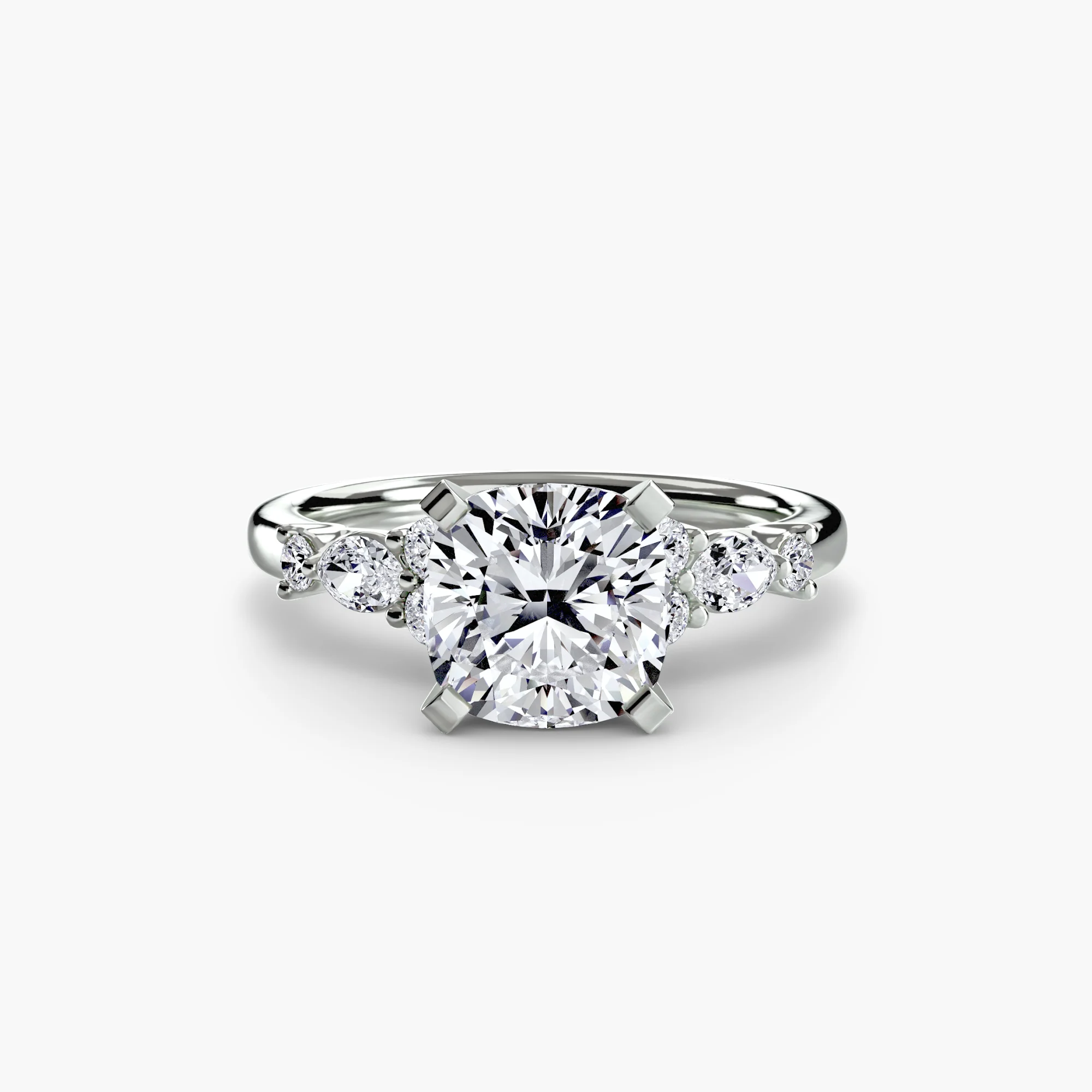 The Floral Accent Solitaire - Image 4