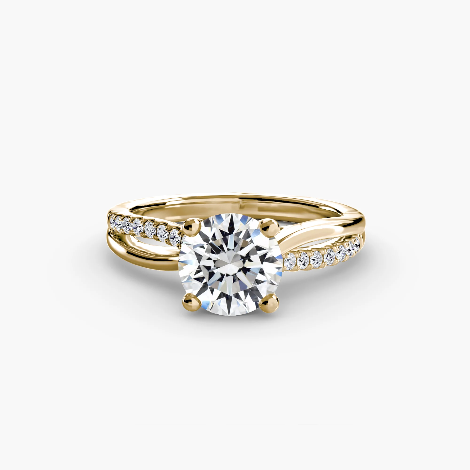 The Split Shank Pavé Solitaire - Image 6