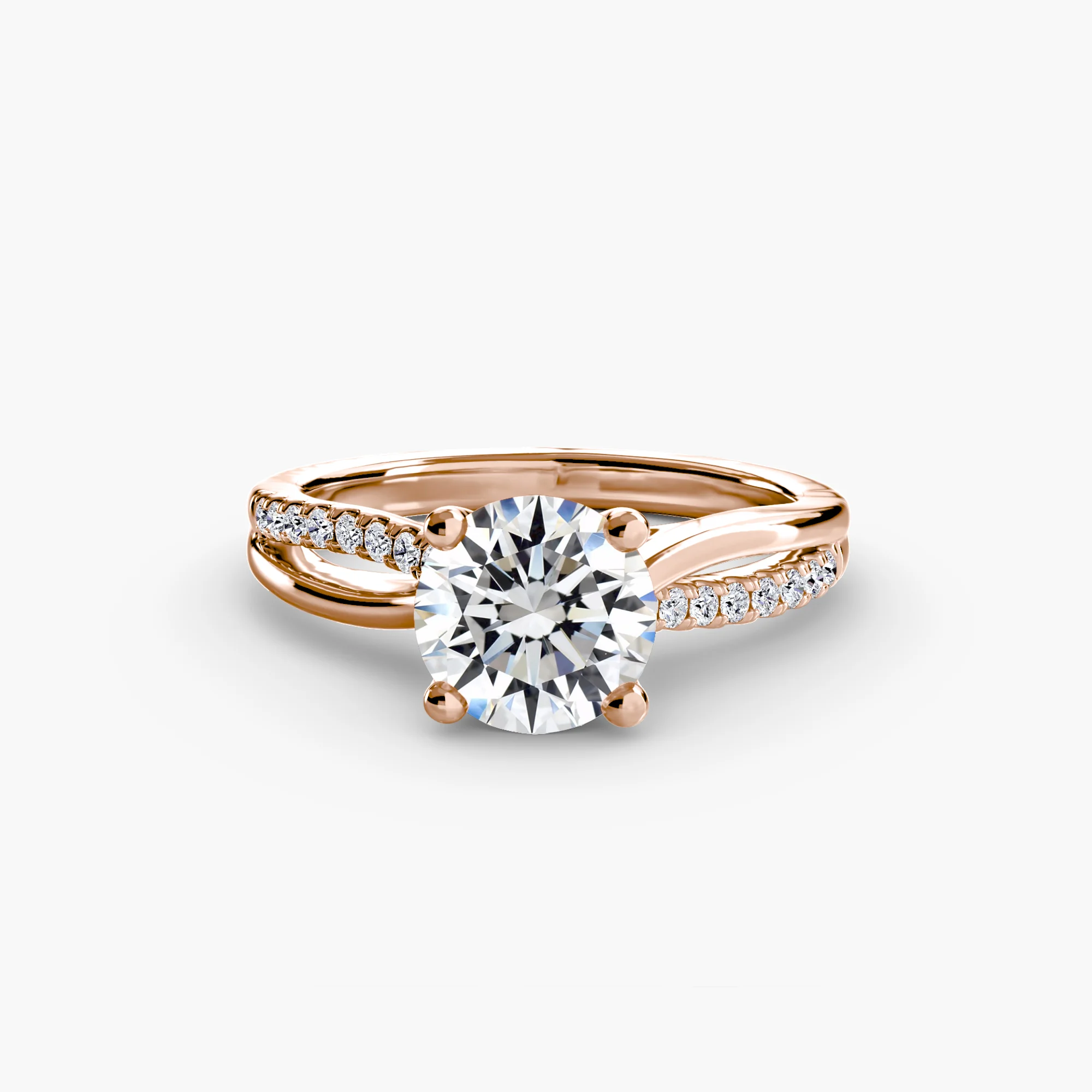 The Split Shank Pavé Solitaire - Image 7