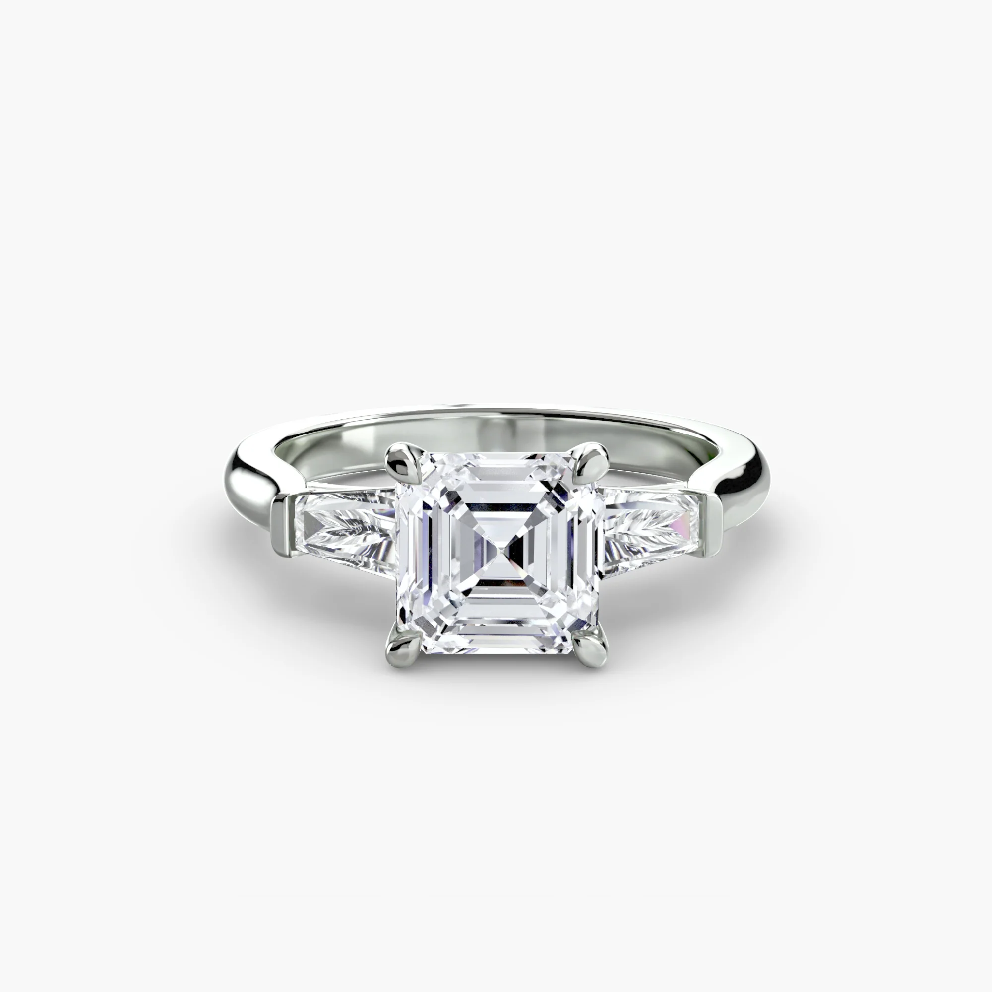 Three-Stone Ring (Baguette Side Stones) - Image 36