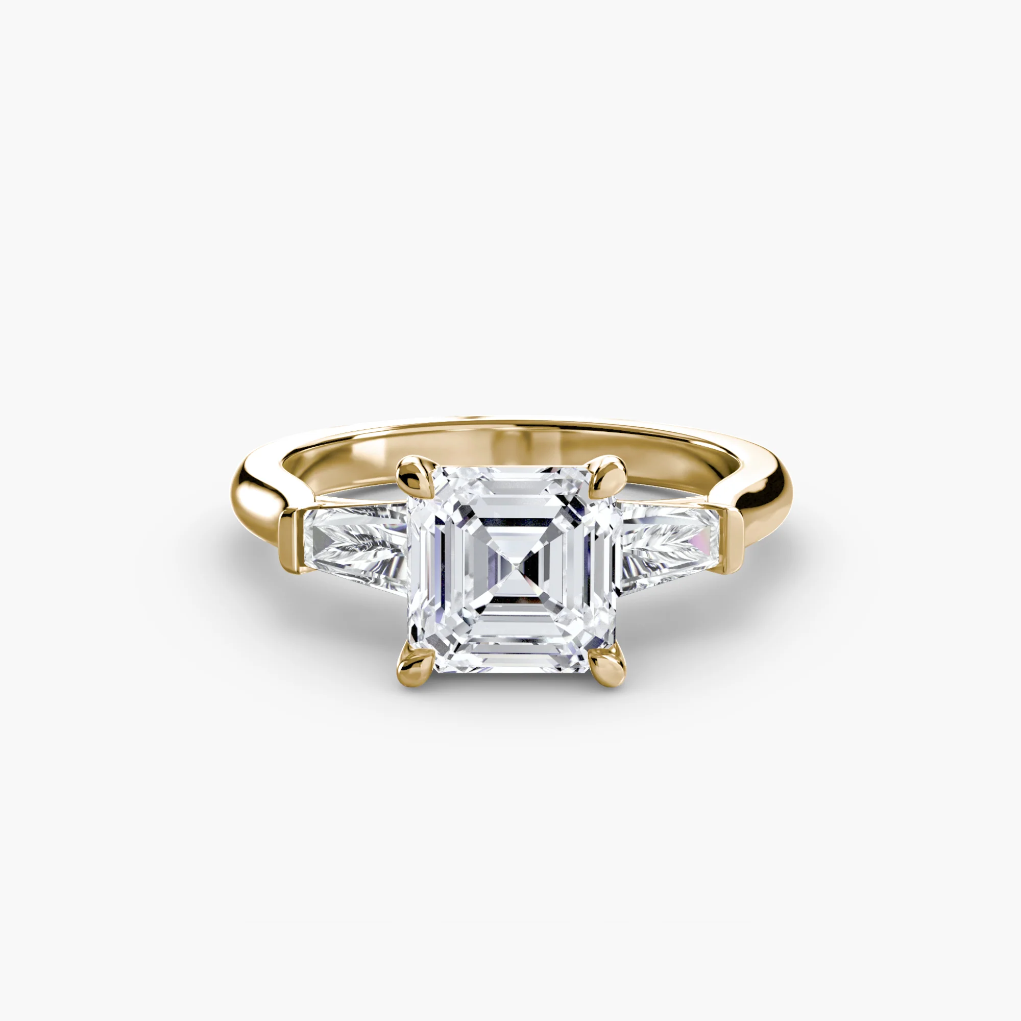 Three-Stone Ring (Baguette Side Stones) - Image 45