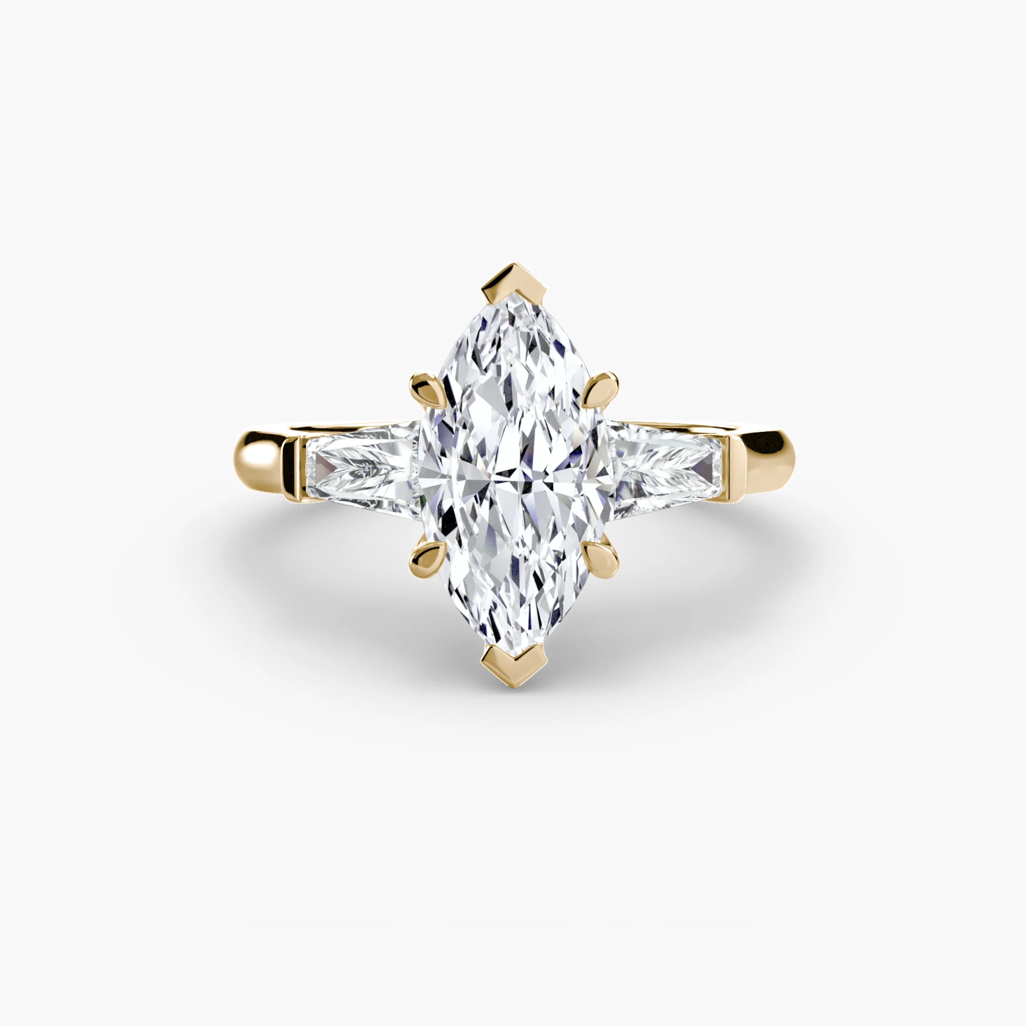 Three-Stone Ring (Baguette Side Stones) - Image 46