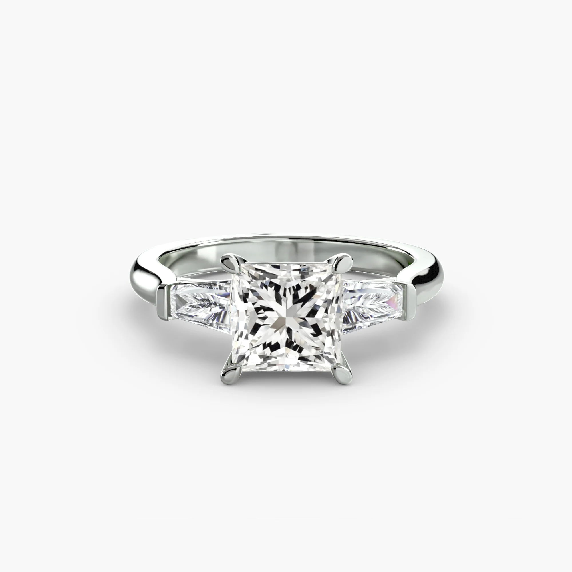 Three-Stone Ring (Baguette Side Stones) - Image 57