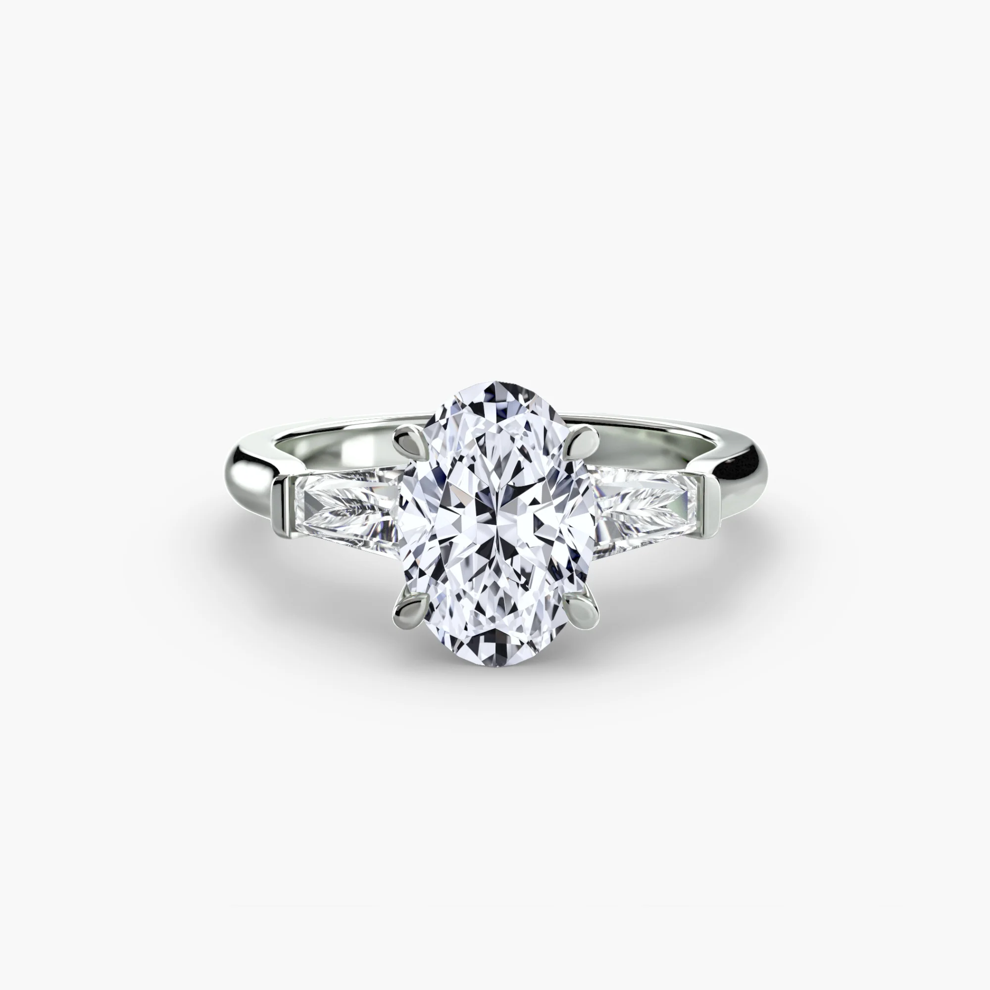 Three-Stone Ring (Baguette Side Stones) - Image 59