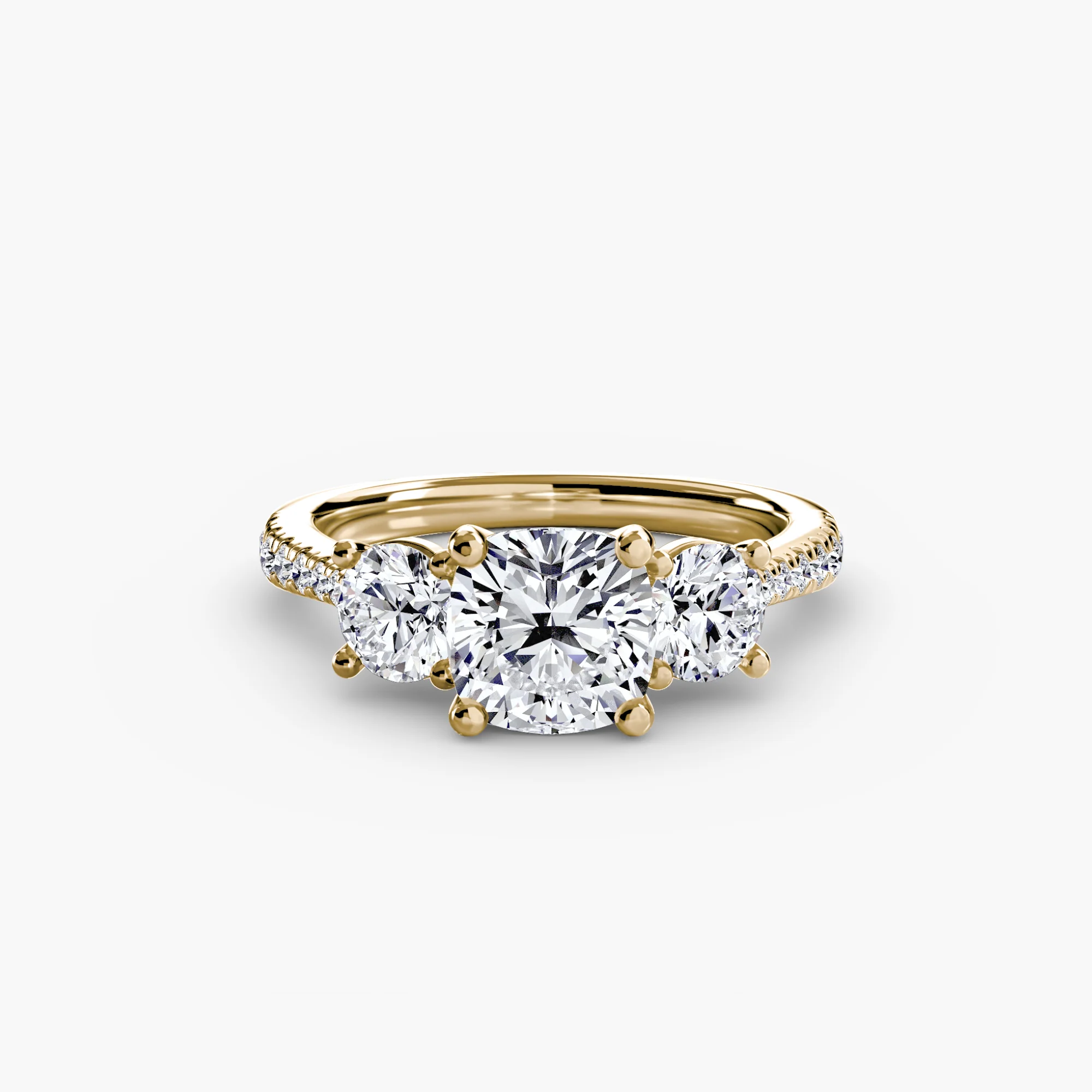 Three-Stone with Pavé Band - Image 14