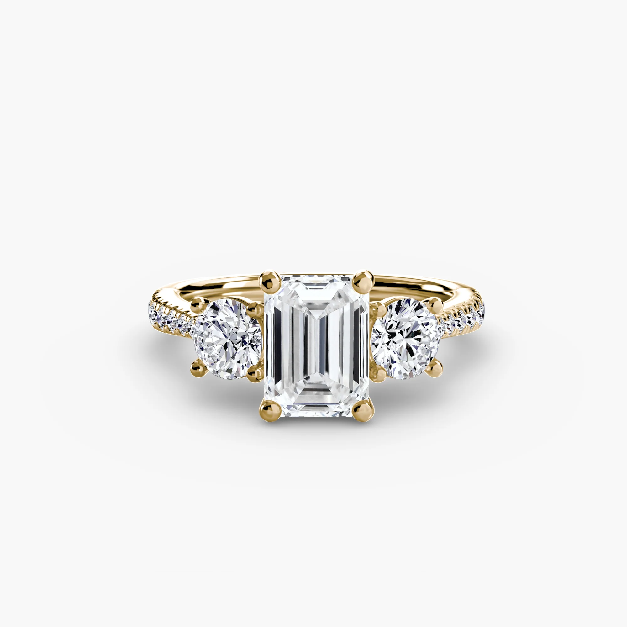 Three-Stone with Pavé Band - Image 17