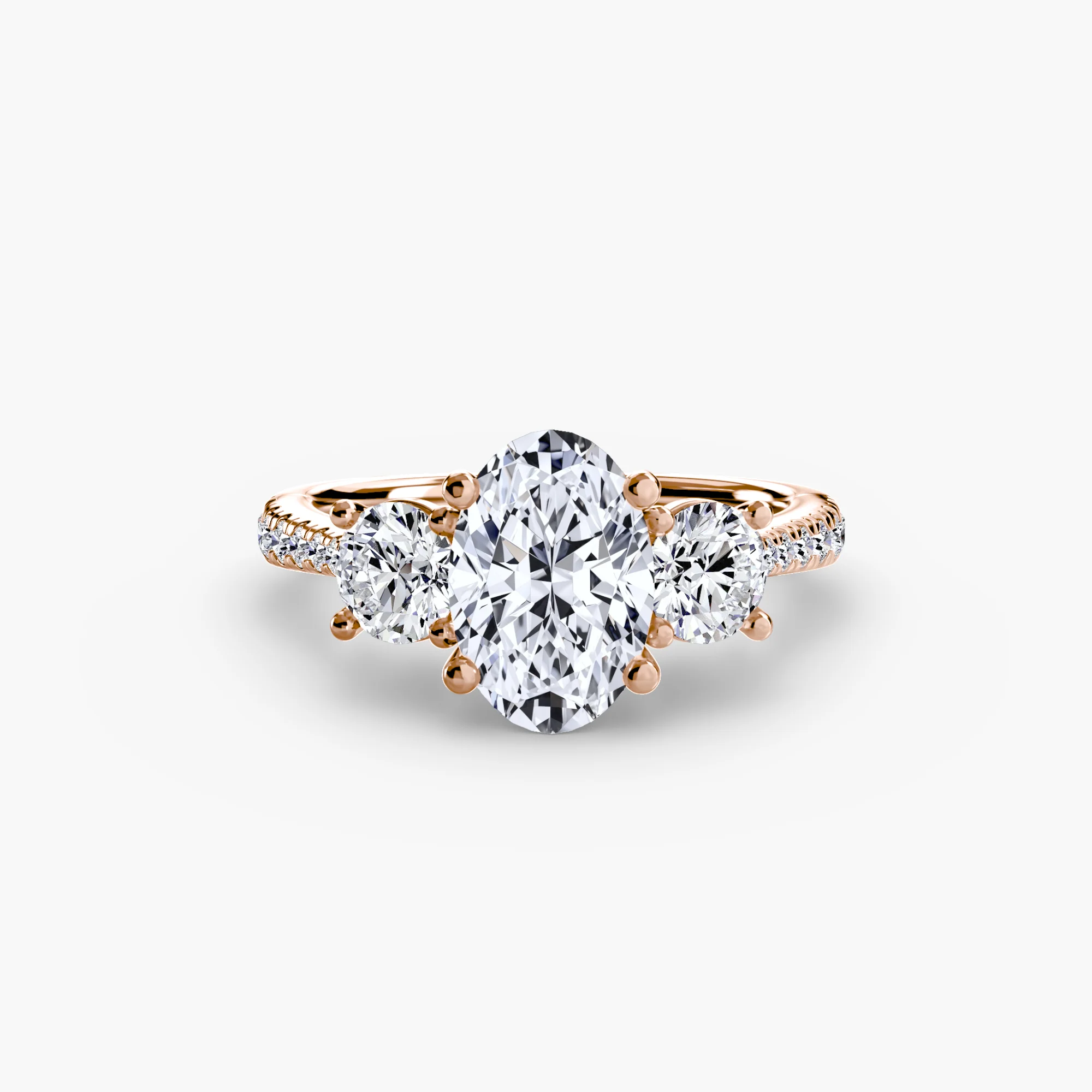 Three-Stone with Pavé Band - Image 25