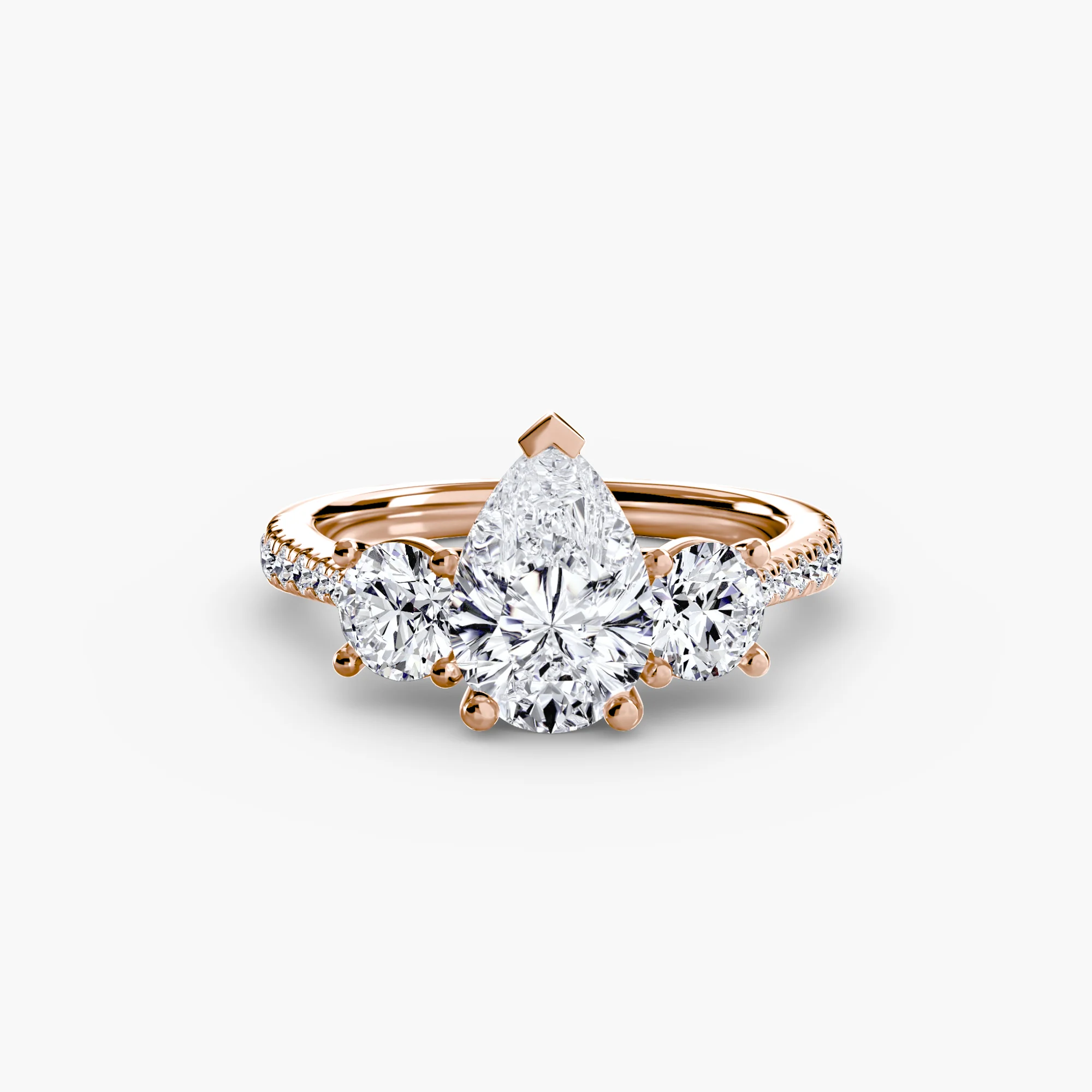 Three-Stone with Pavé Band - Image 26