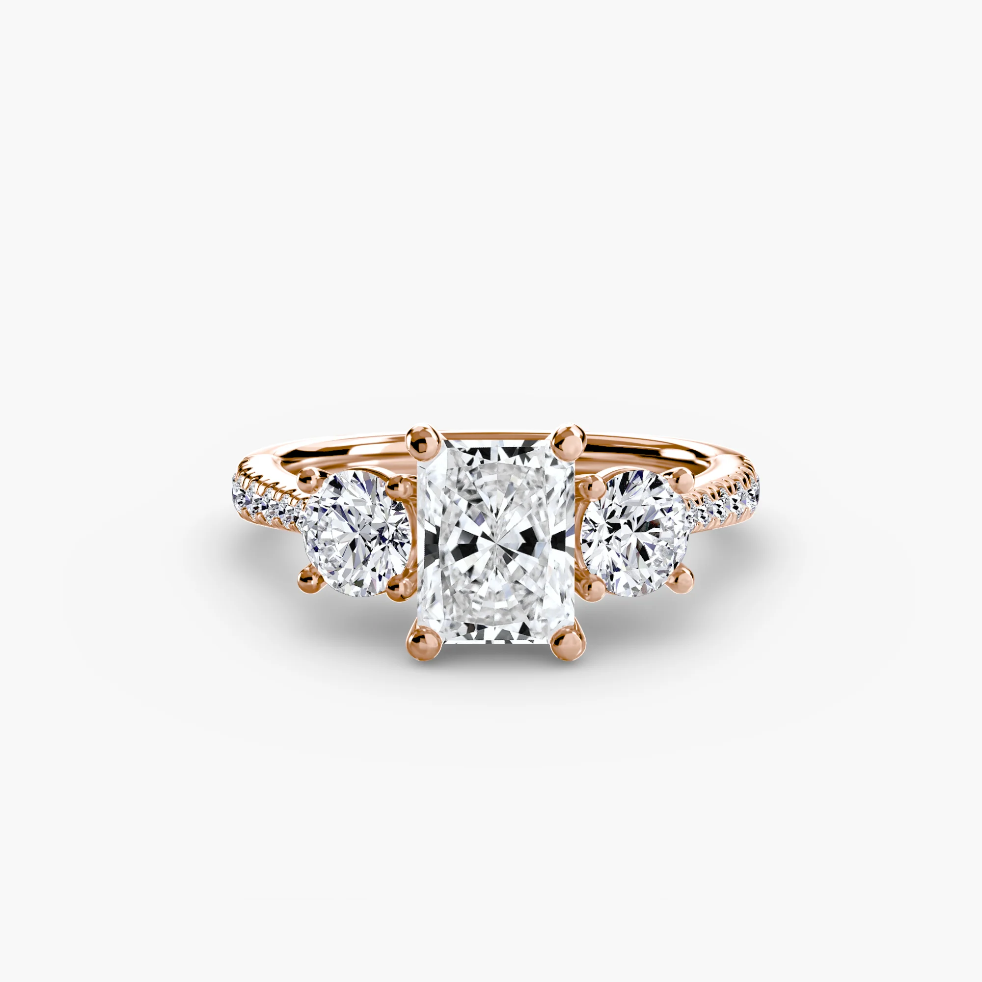 Three-Stone with Pavé Band - Image 29