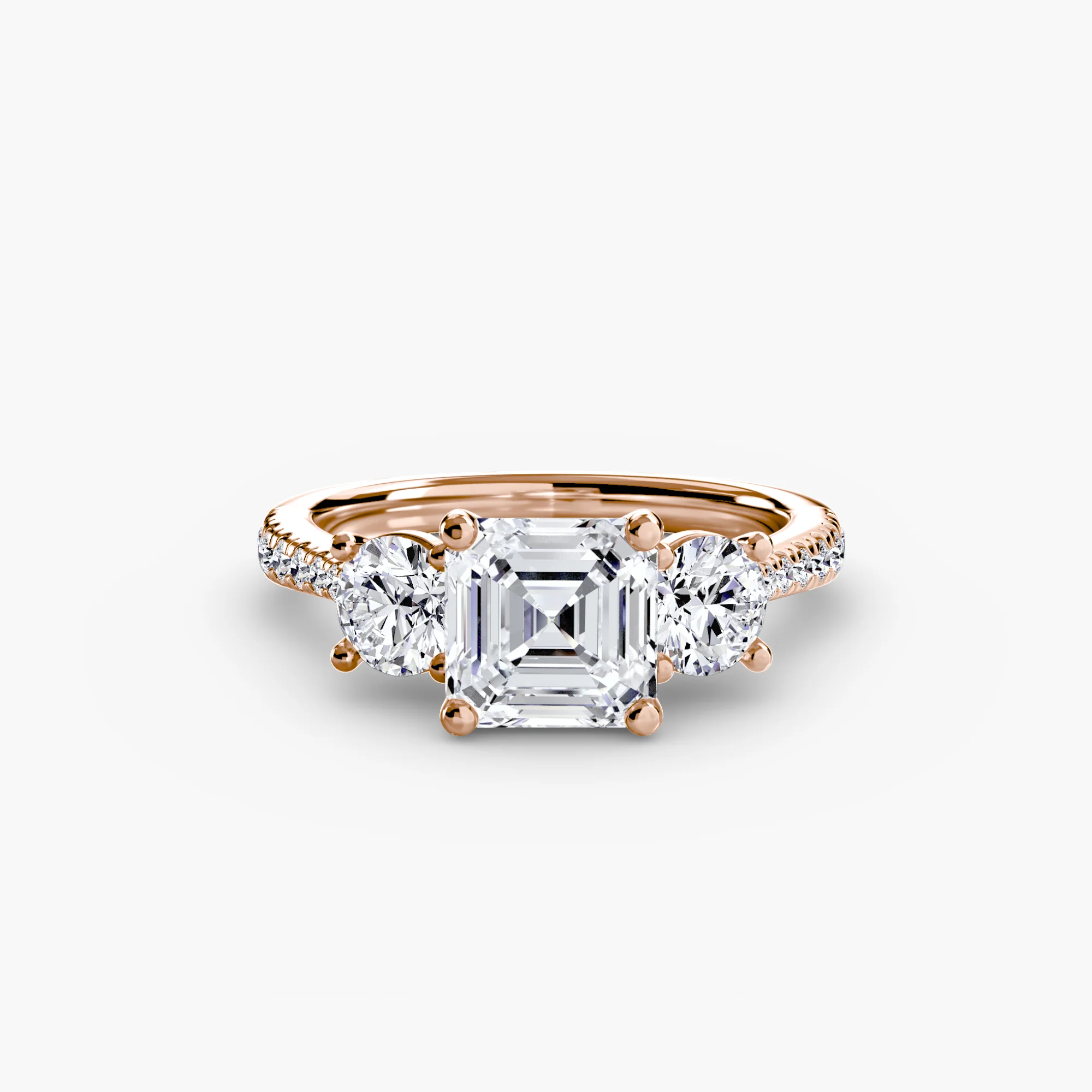 Three-Stone with Pavé Band - Image 30