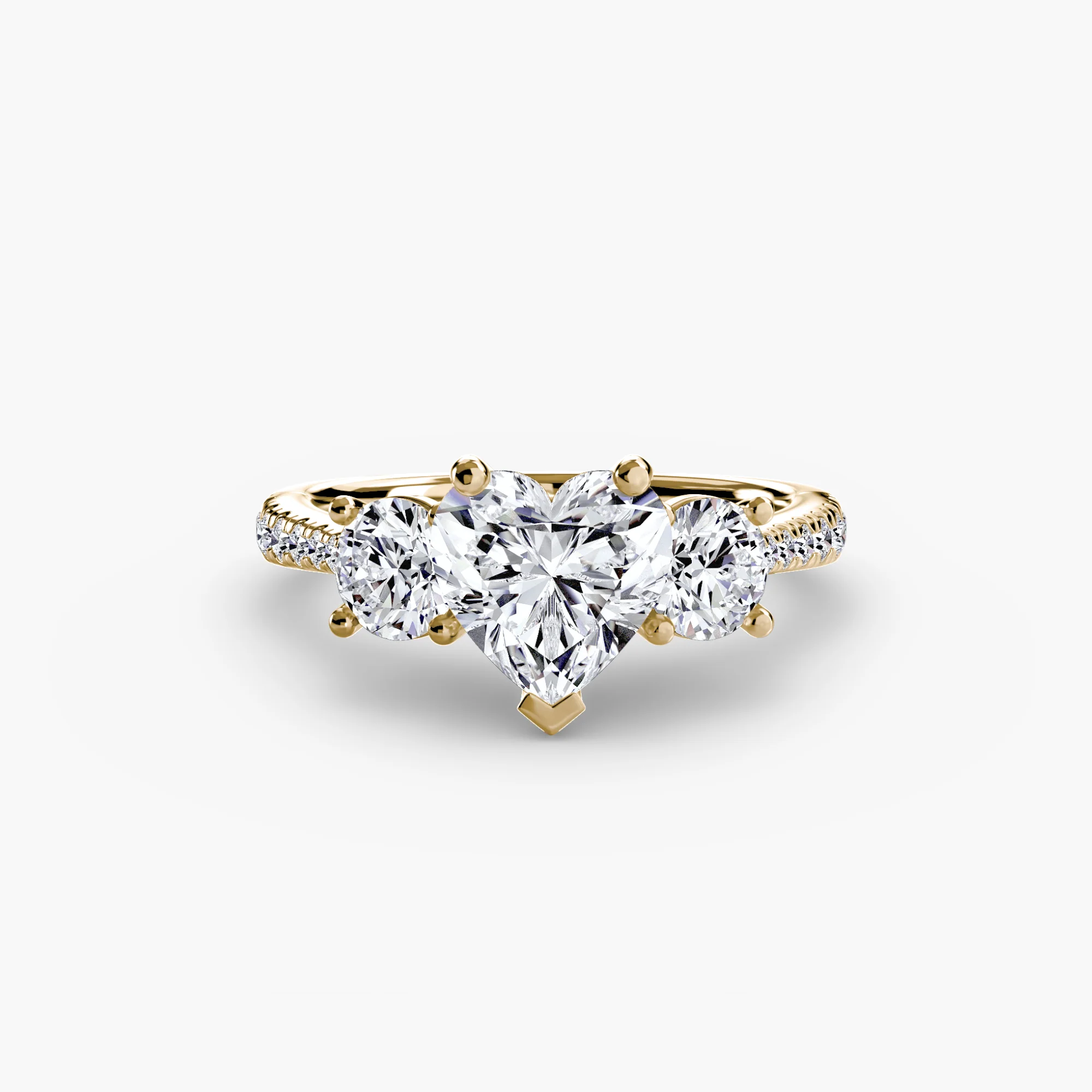 Three-Stone with Pavé Band - Image 48