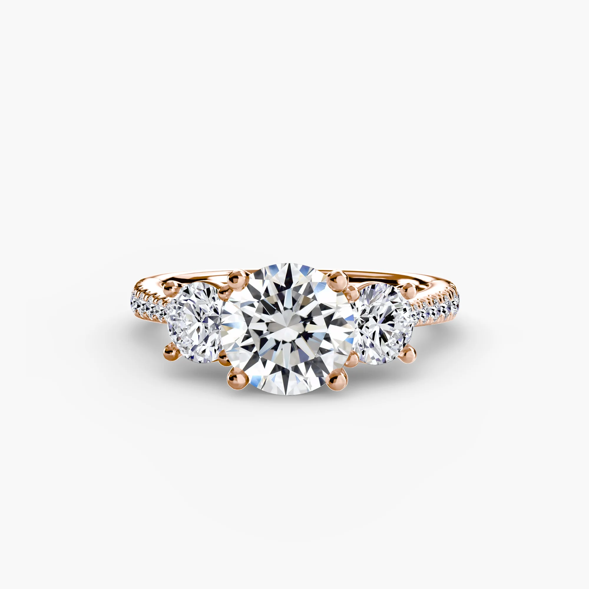 Three-Stone with Pavé Band - Image 52