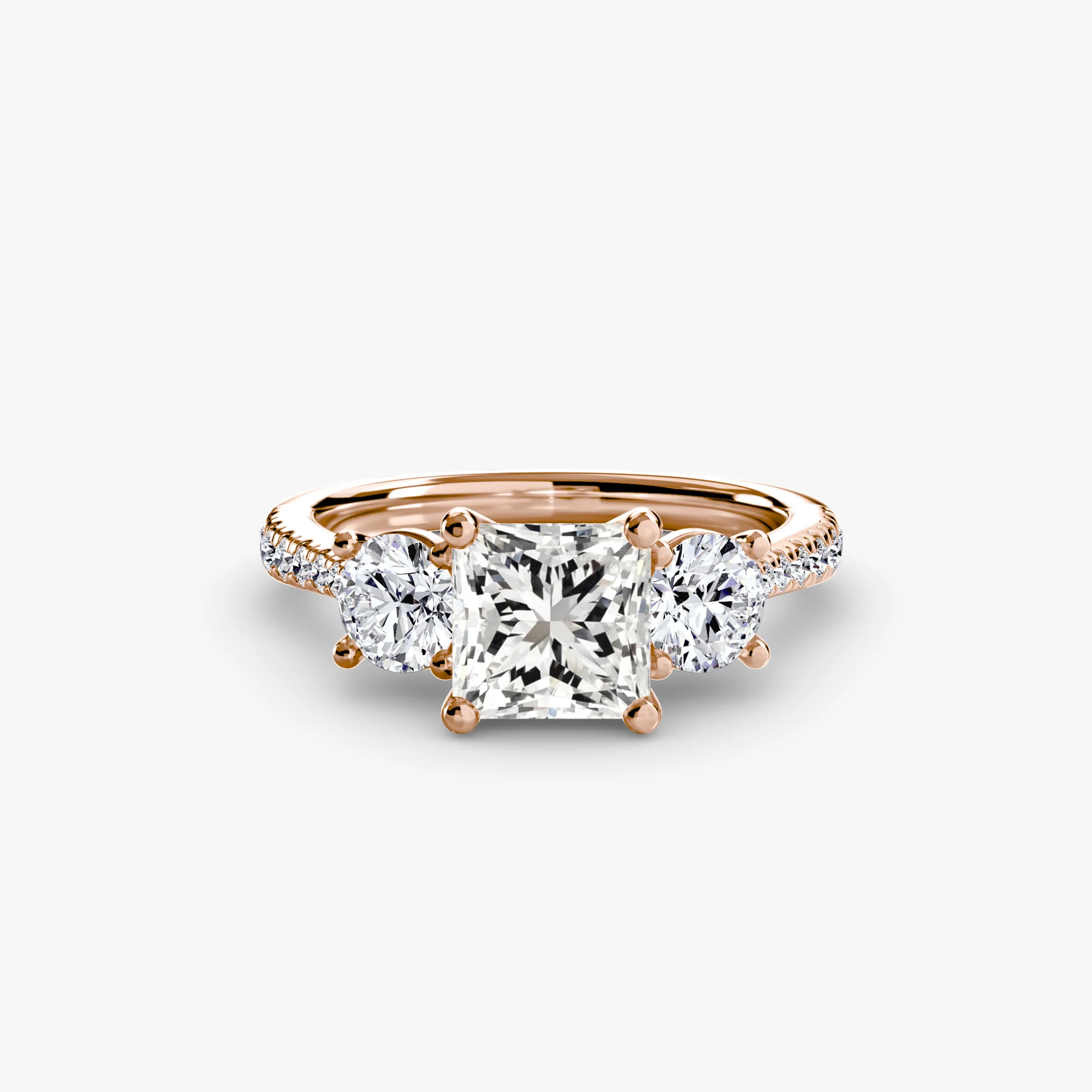 Three-Stone with Pavé Band - Image 53