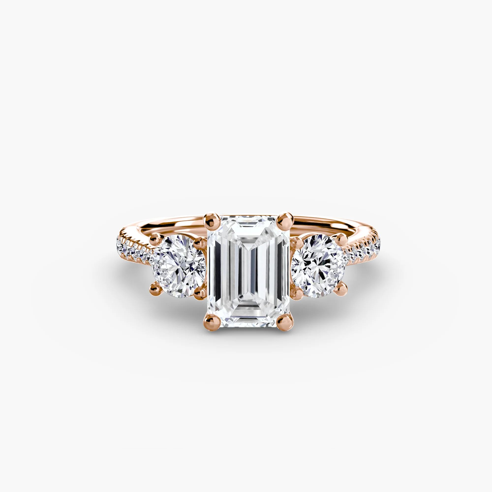 Three-Stone with Pavé Band - Image 57