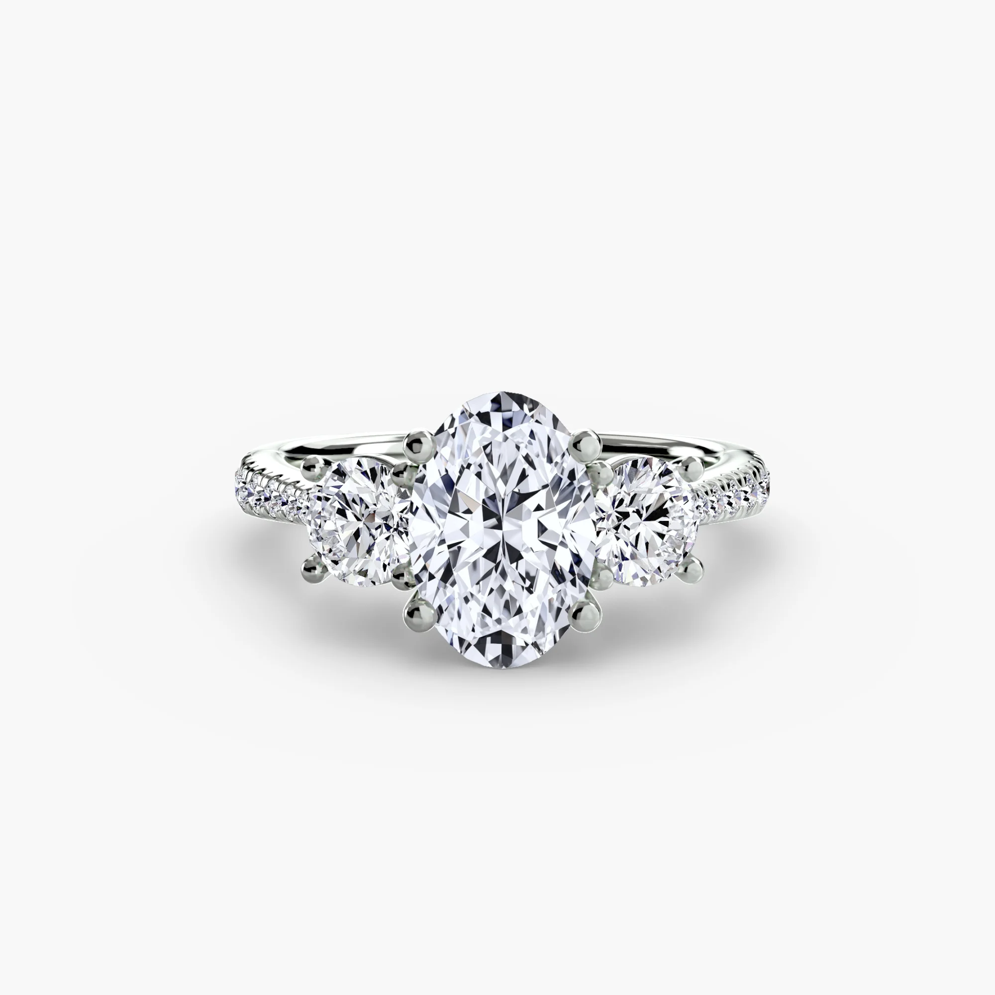 Three-Stone with Pavé Band - Image 65