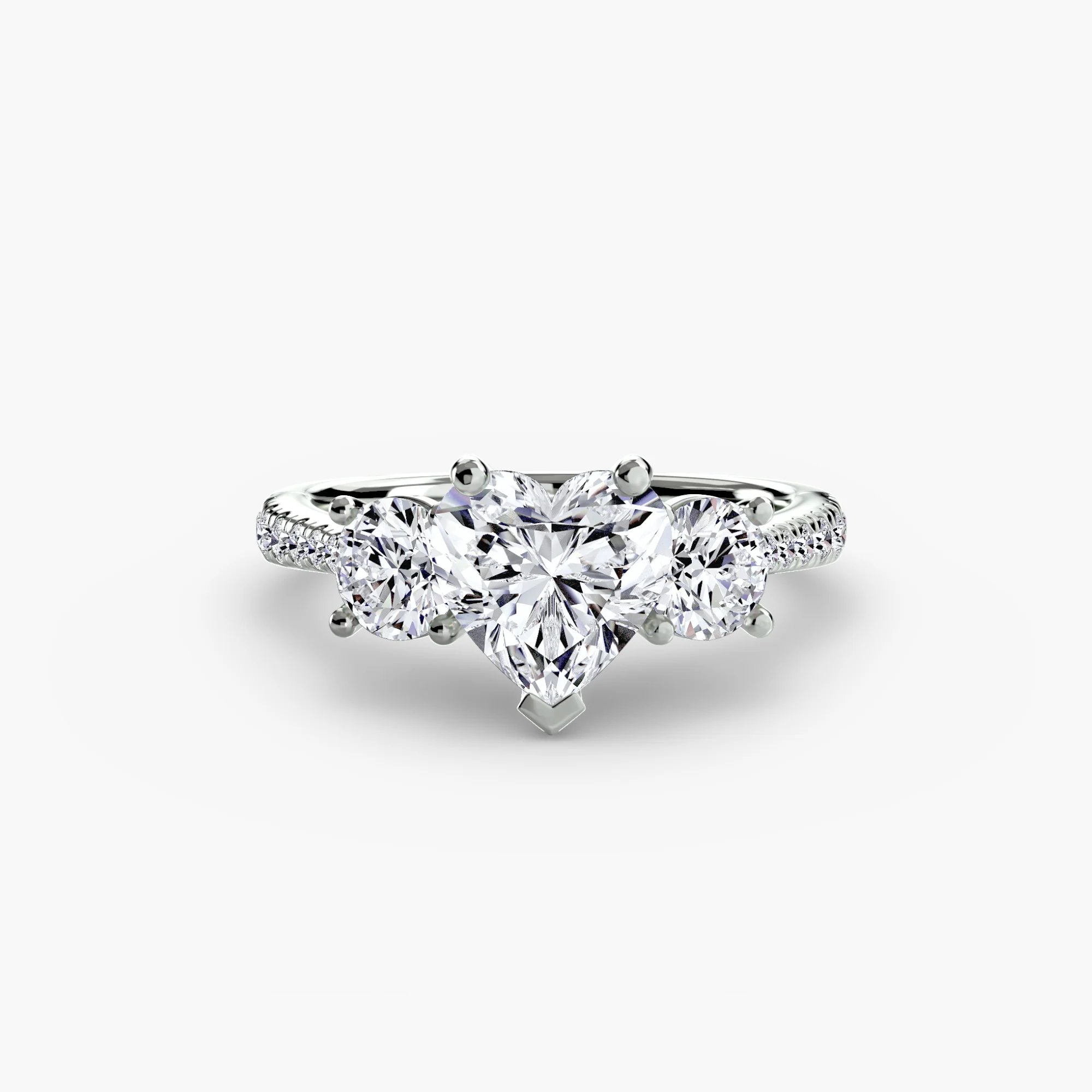 Three-Stone with Pavé Band - Image 68