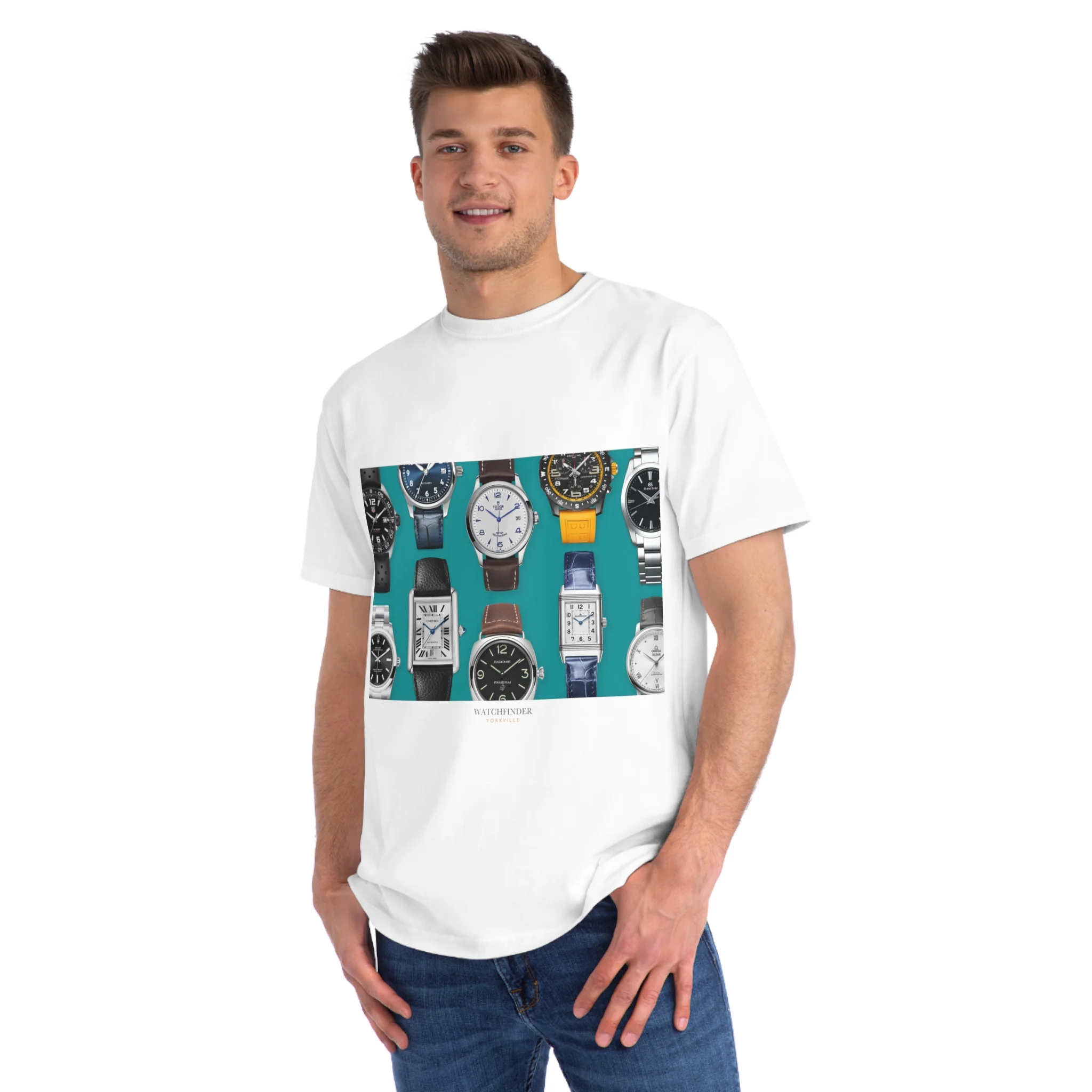Watchfinder Name that Watch Organic Unisex Classic T-Shirt - Image 3
